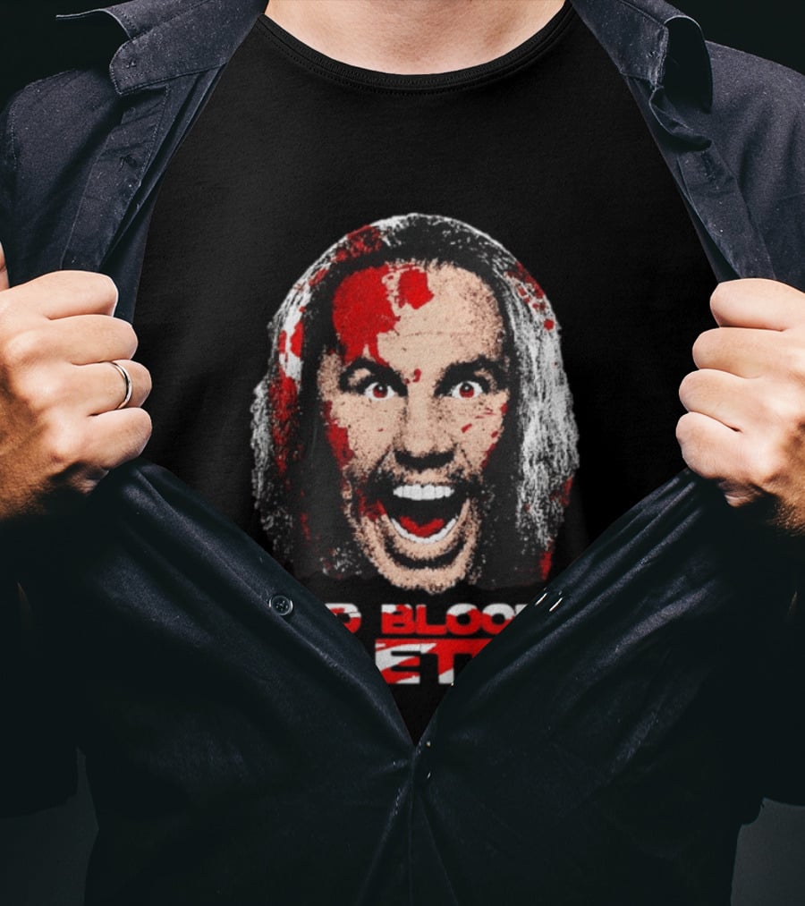 TNA Wrestling Matt Hardy Cold Blooded Deleter Face Paint T-Shirt
