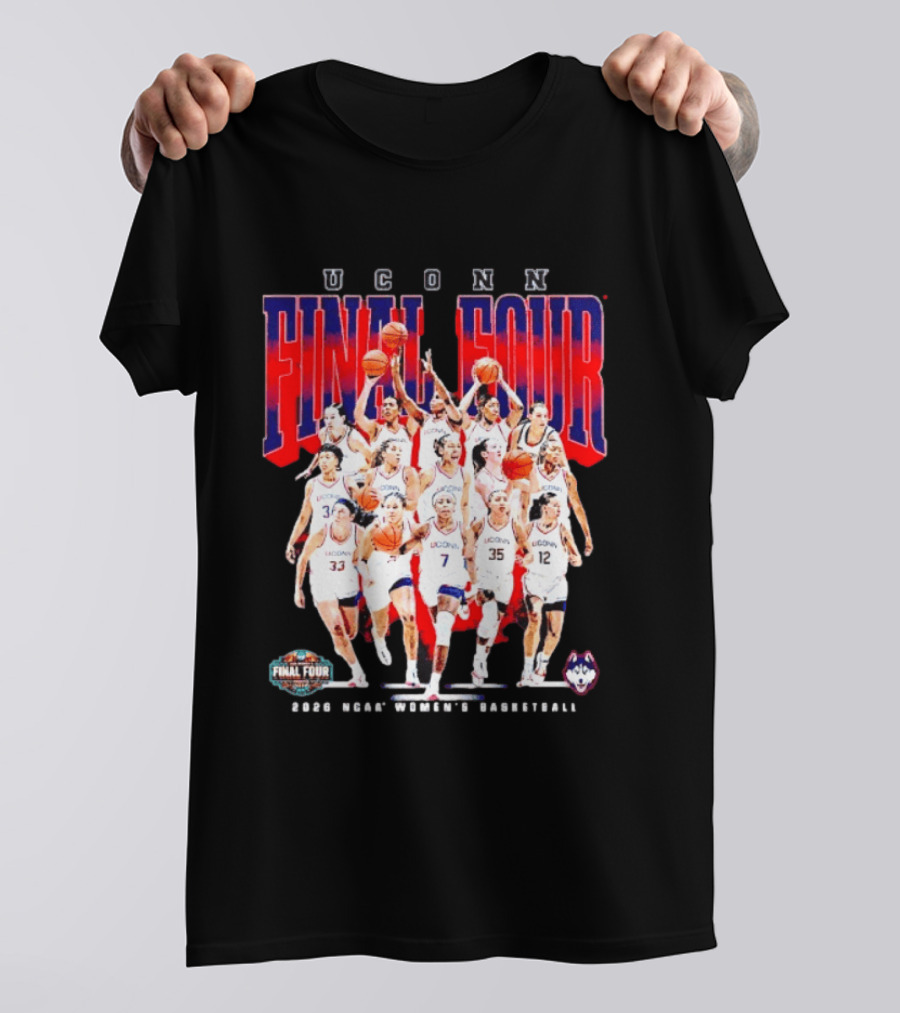 UConn Final Four 2026 NCAA Women's Basketball March Madness T-Shirt