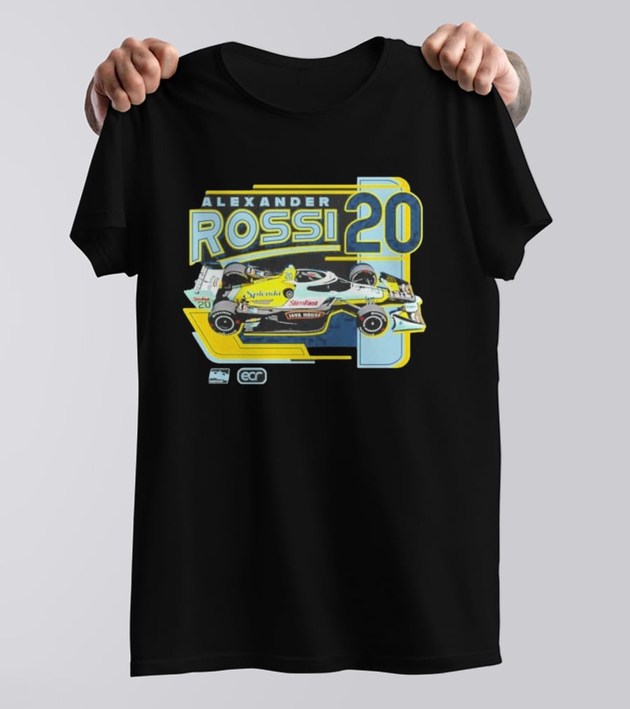 Alexander Rossi 2026 Splenda Sunfast Lava House Car ECR Racing 20 T-Shirt