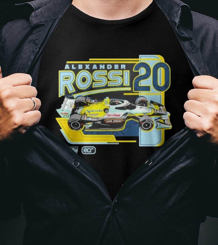 Alexander Rossi 2026 Splenda Sunfast Lava House Car ECR Racing 20 T-Shirt