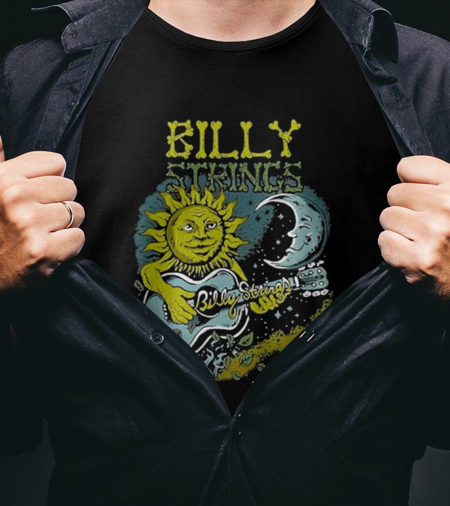 Billy Strings Sun And Moon Guitar T-Shirt
