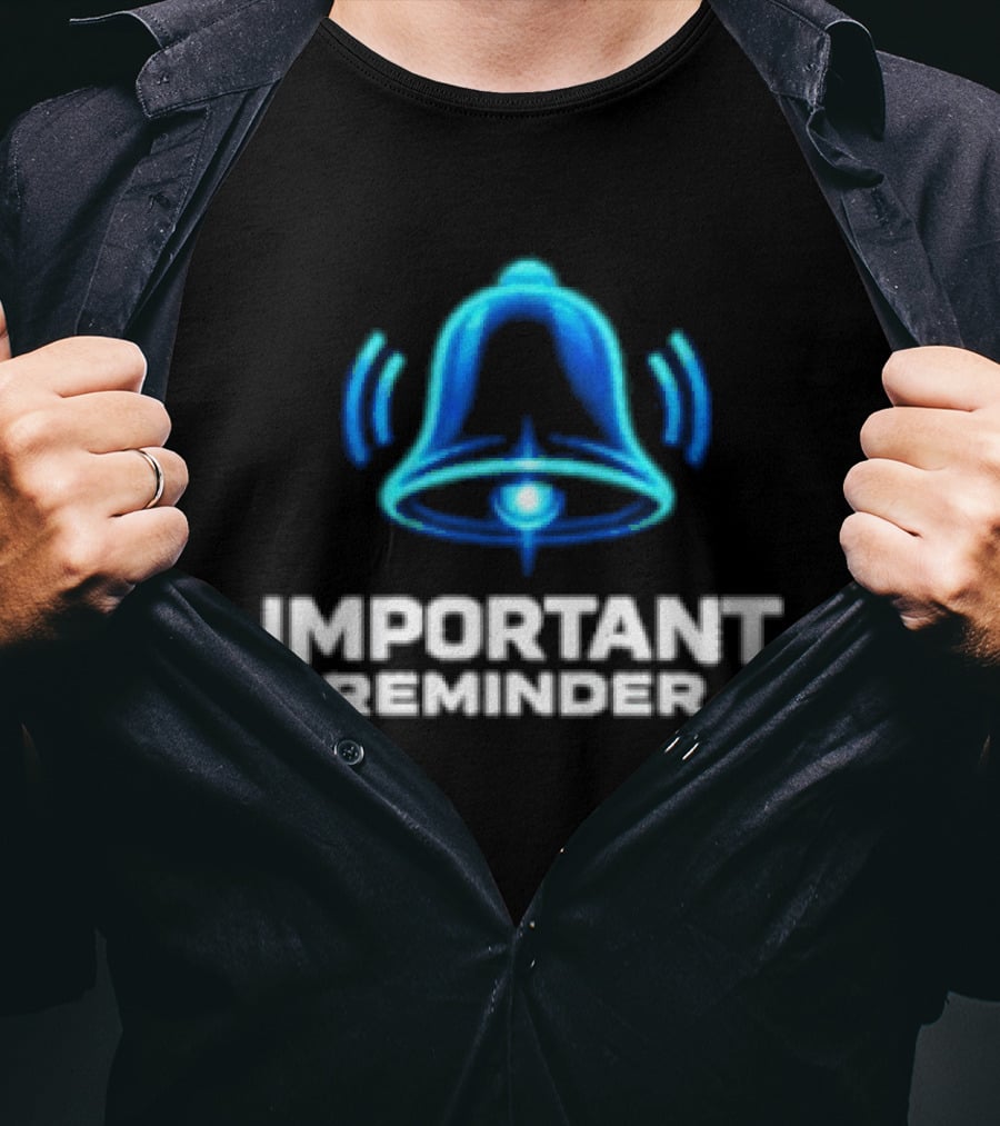 Elon Musk Important Reminder Bell T-Shirt