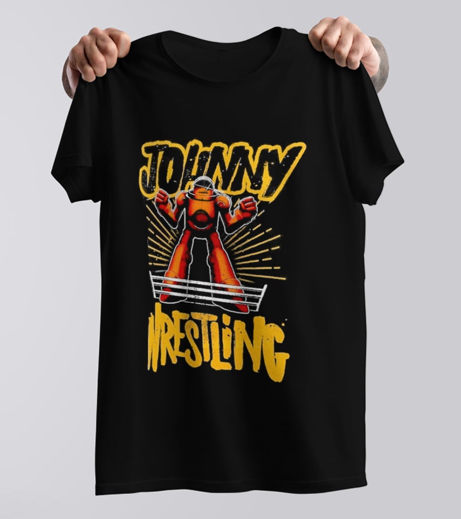 Johnny Gargano Wrestling Robot T-Shirt