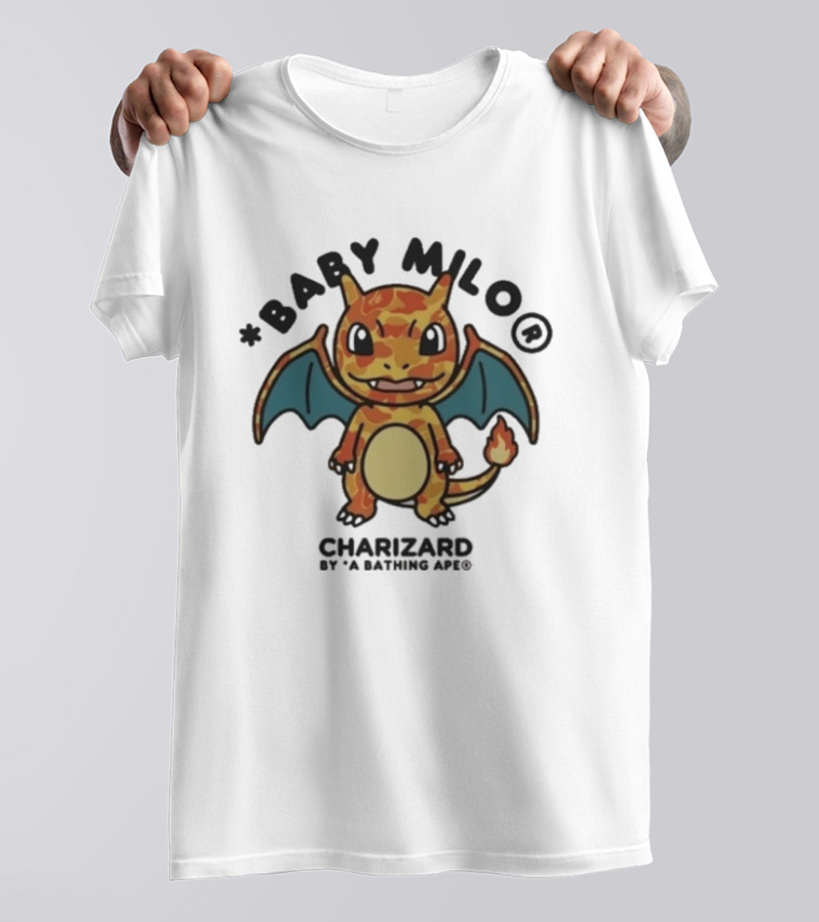 Baby Milo Charizard By A Bathing Ape 2026 Edition T-Shirt
