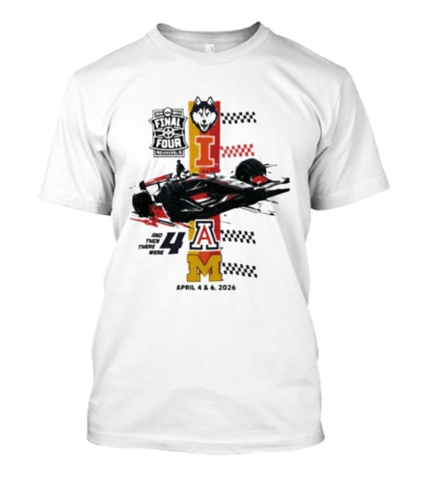 Final Four Racing Wolf Theme April 4 And 6 2026 Formula Car 4AM T-Shirt