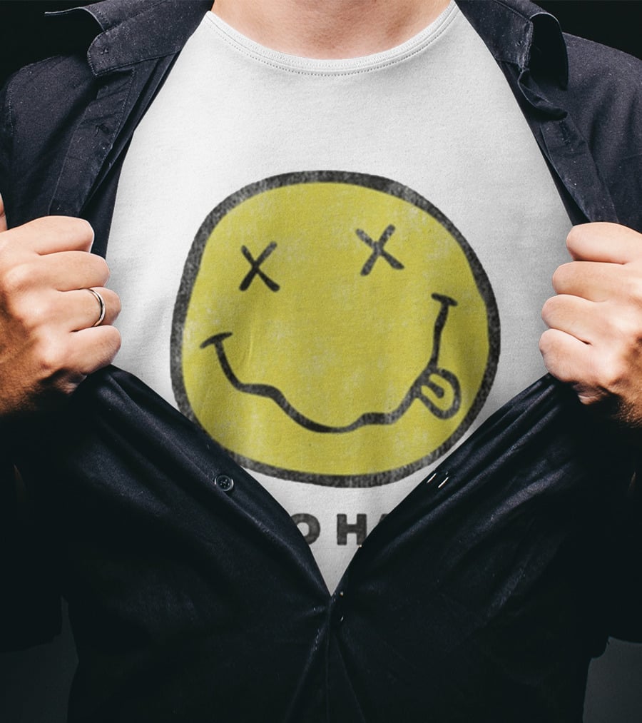 Nirvana Smiley Face I'm So Happy T-Shirt