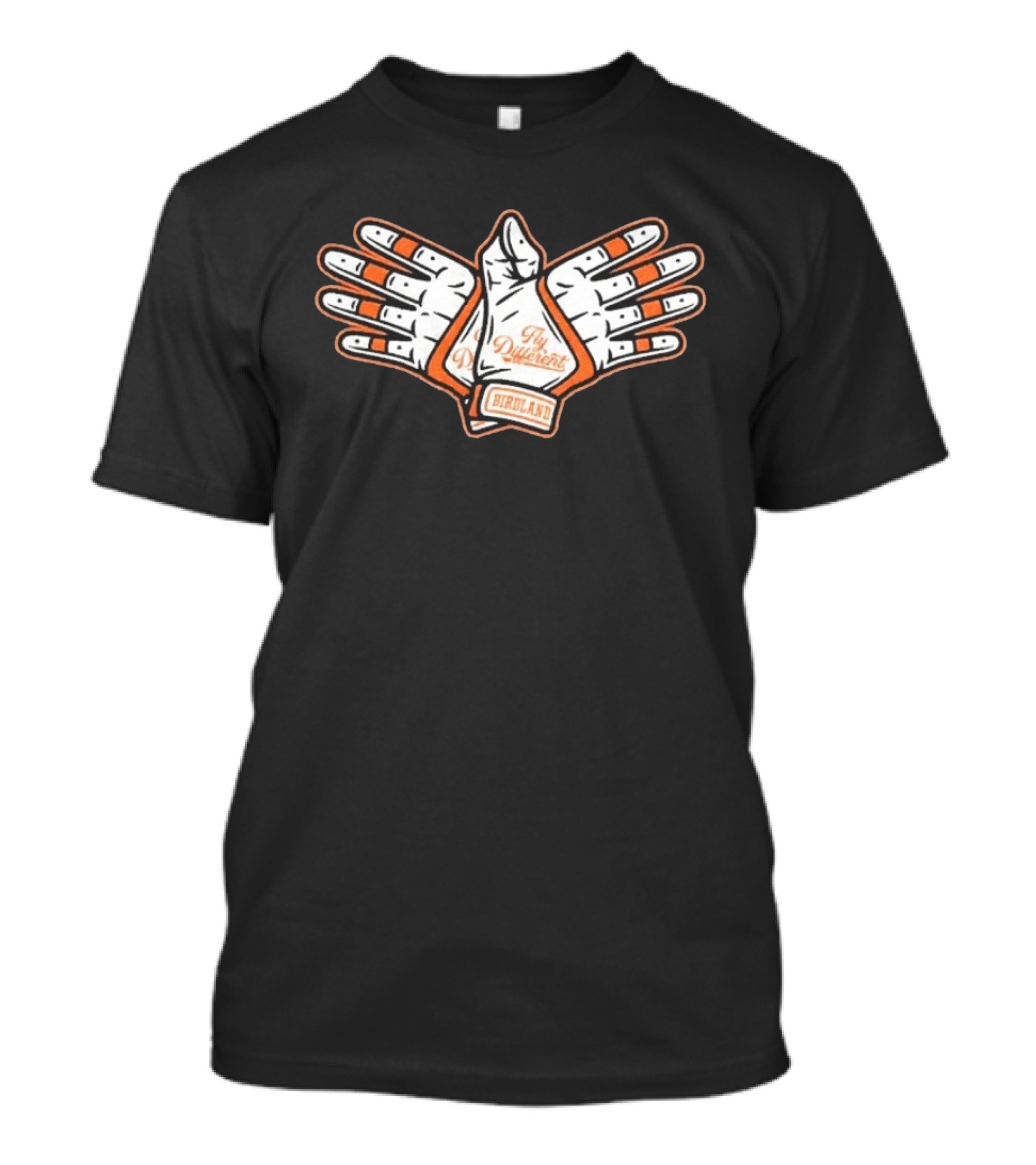 Birdland Fly Different Baltimore Orioles Fan Gear T-Shirt