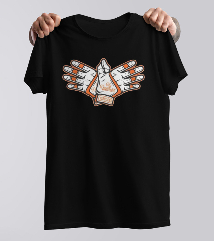 Birdland Fly Different Baltimore Orioles Fan Gear T-Shirt