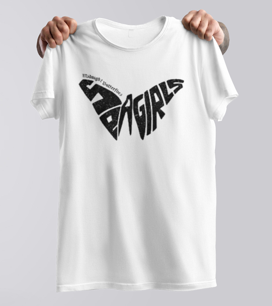 Sea Girls Butterfly White Winged T-Shirt