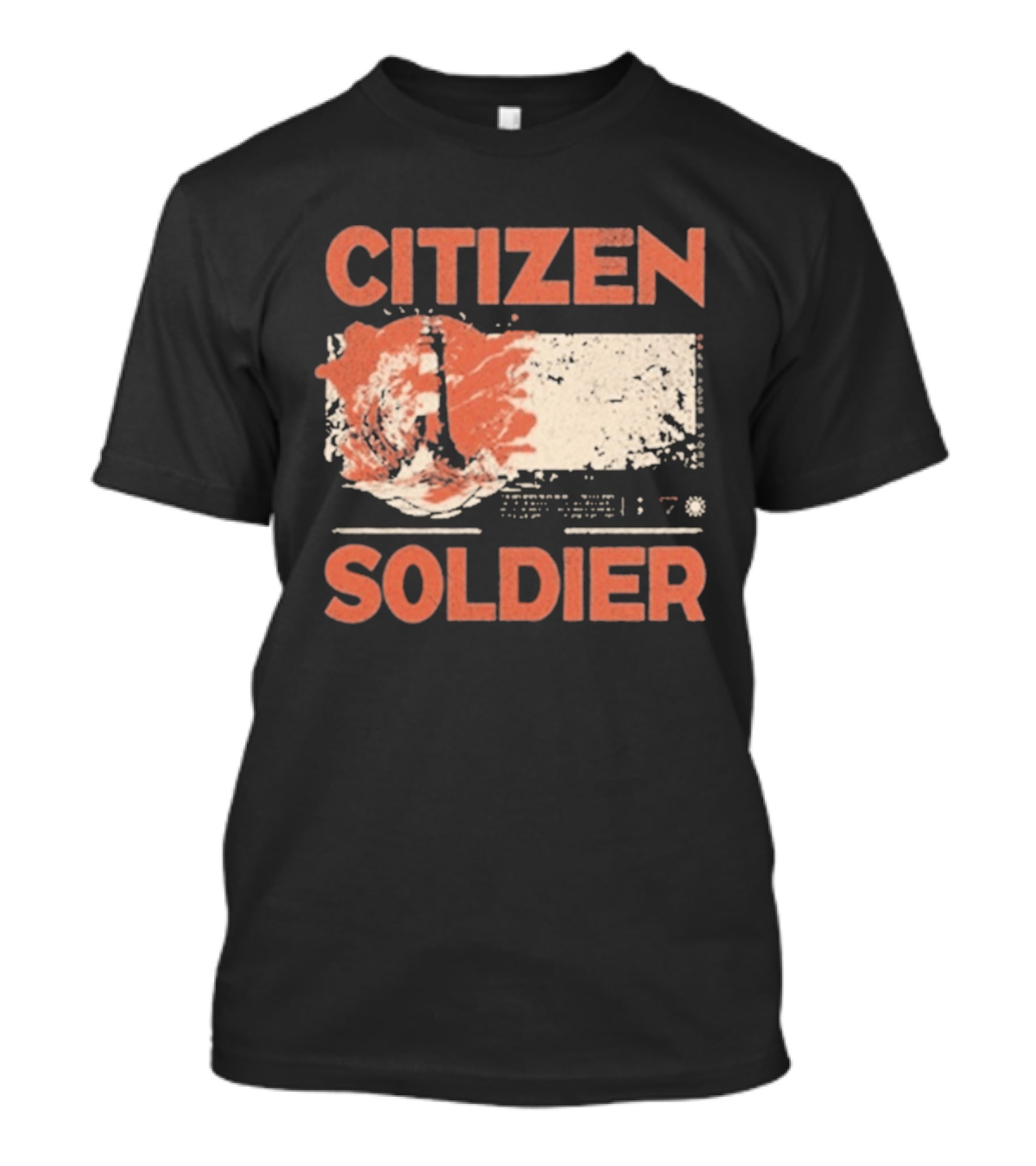 Citizen Soldier Save Your Story Torn Paper Distressed T-Shirt