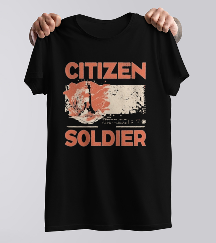 Citizen Soldier Save Your Story Torn Paper Distressed T-Shirt