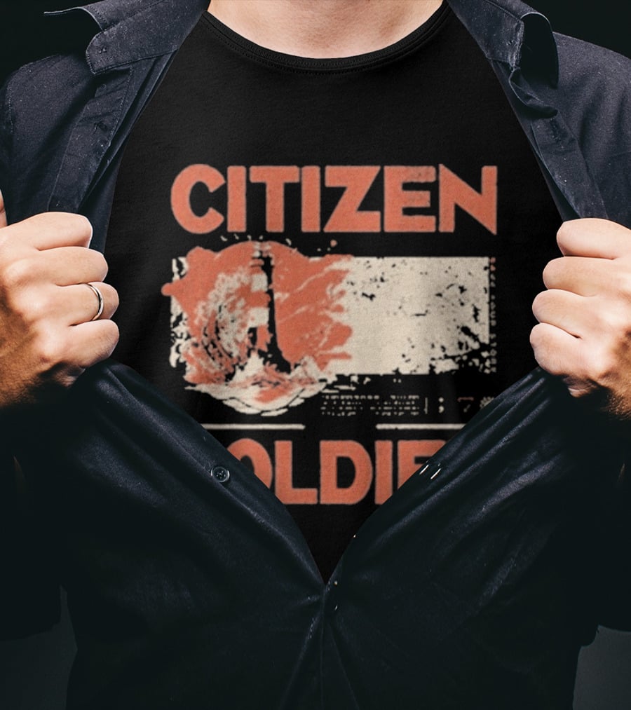 Citizen Soldier Save Your Story Torn Paper Distressed T-Shirt