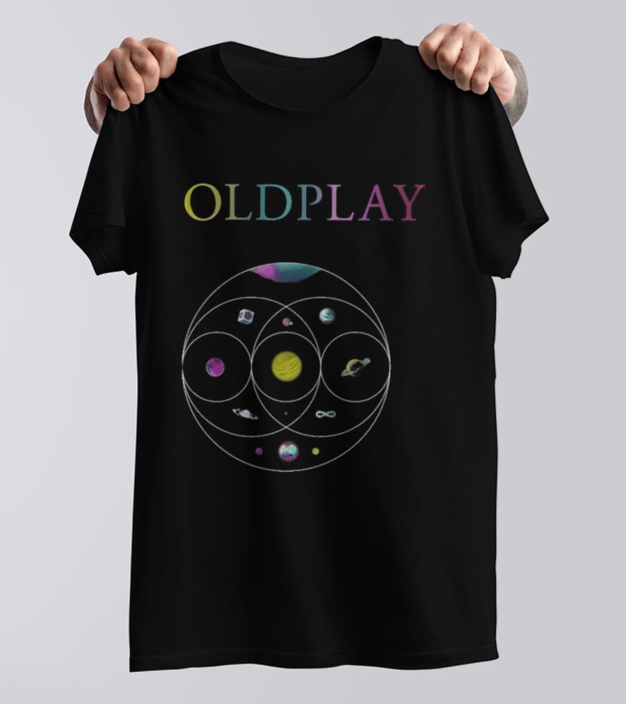 Coldplay Music Of The Spheres World Tour 2025 Oldplay Spheres T-Shirt