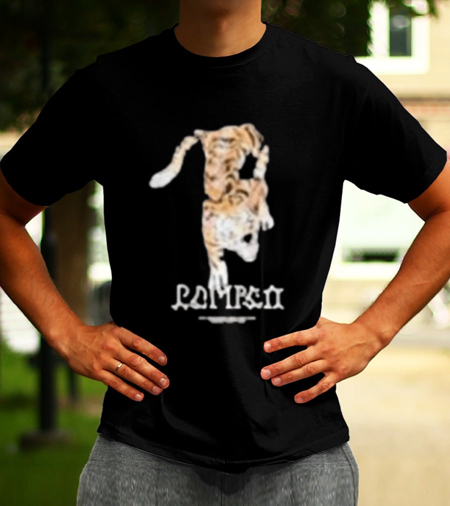 Pompeii Tiger Jumping T-Shirt