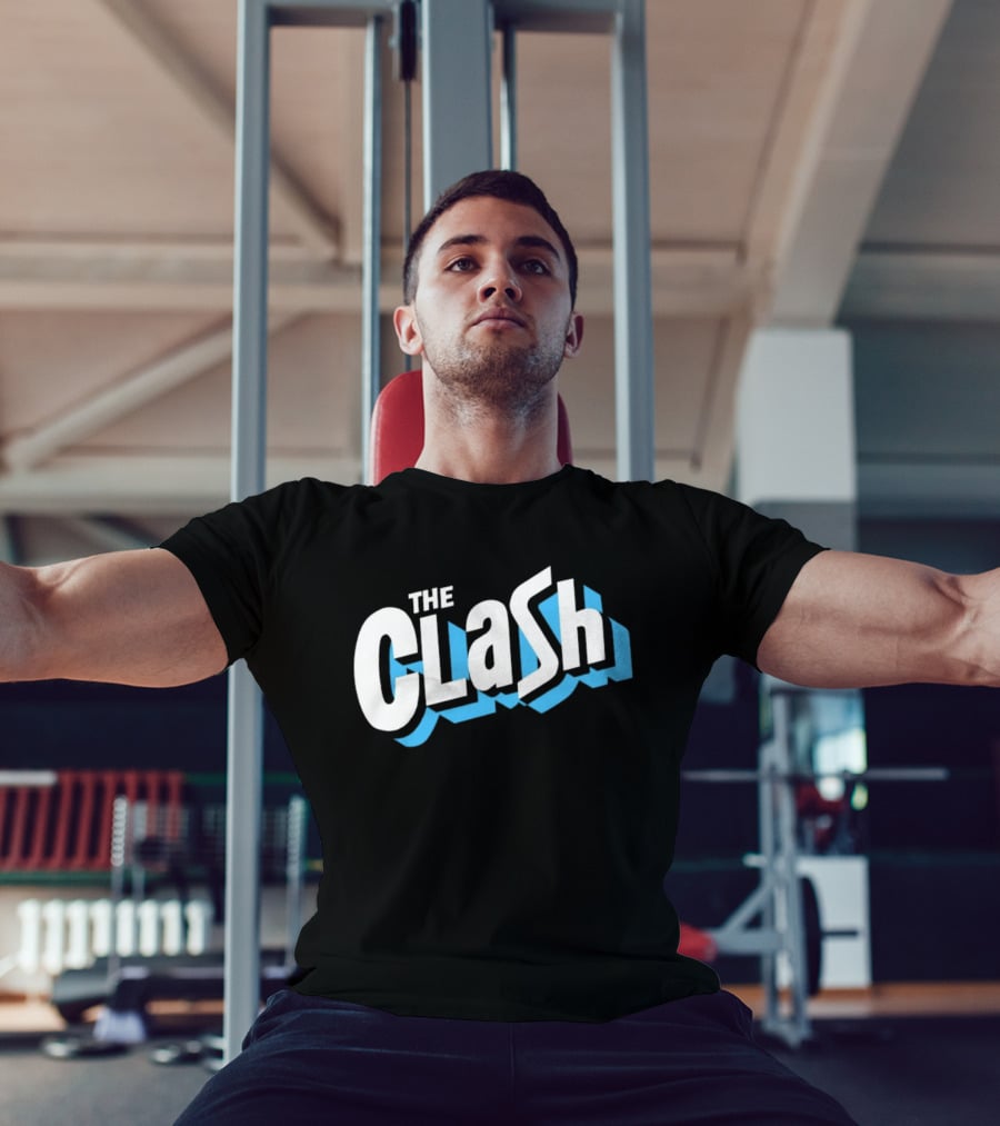 The Clash White And Blue T-Shirt