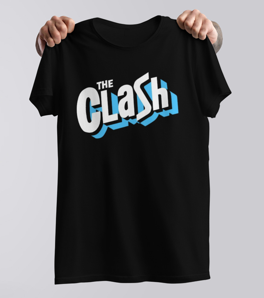 The Clash White And Blue T-Shirt