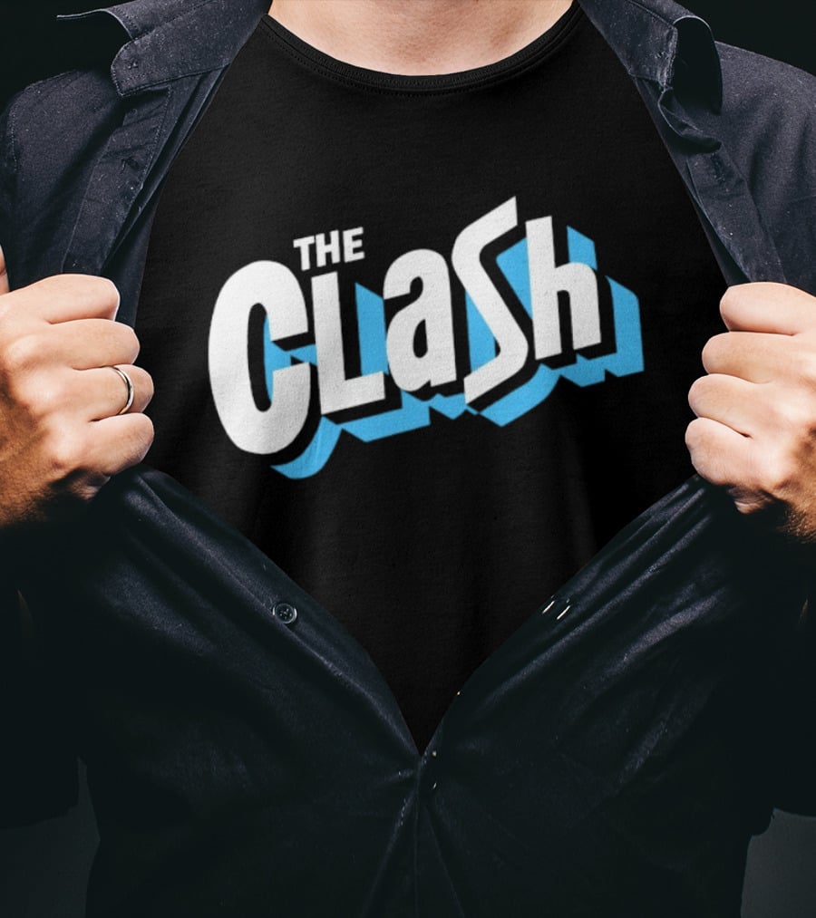 The Clash White And Blue T-Shirt