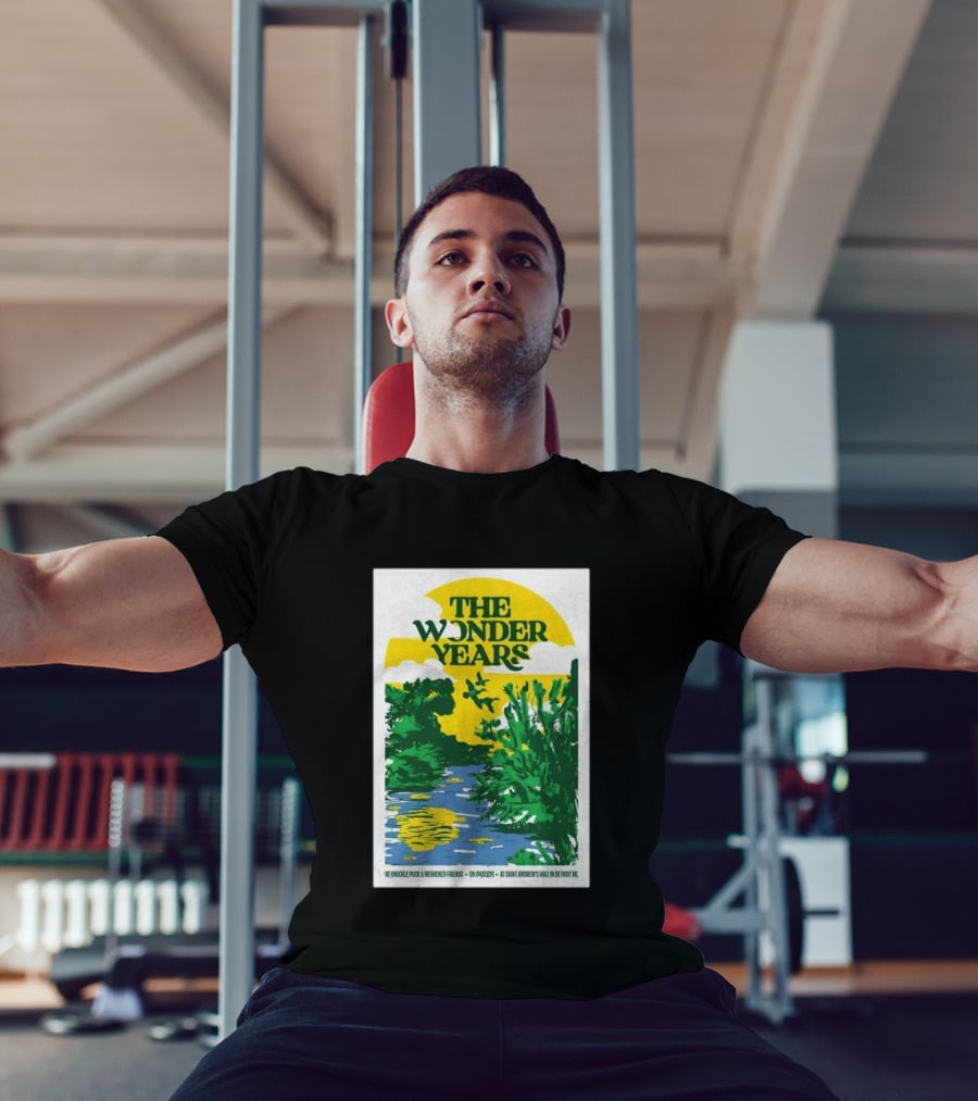 The Wonder Years St Andrew's Hall Detroit Michigan April 3 2026 Knuckle Puck Weakened Friends T-Shirt