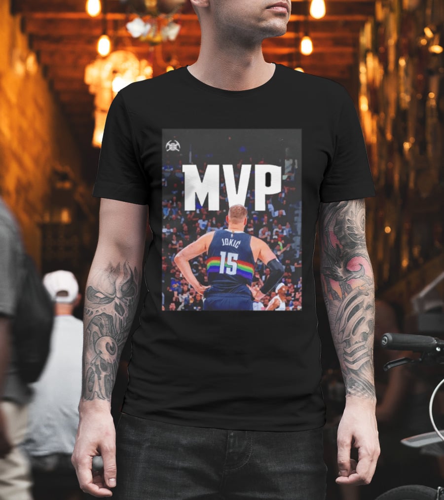 MVP Nikola Jokić 15 Denver Nuggets Basketball T-Shirt