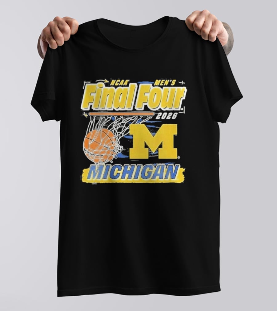 NCAA Men's Final Four 2026 Michigan Basketball M T-Shirt