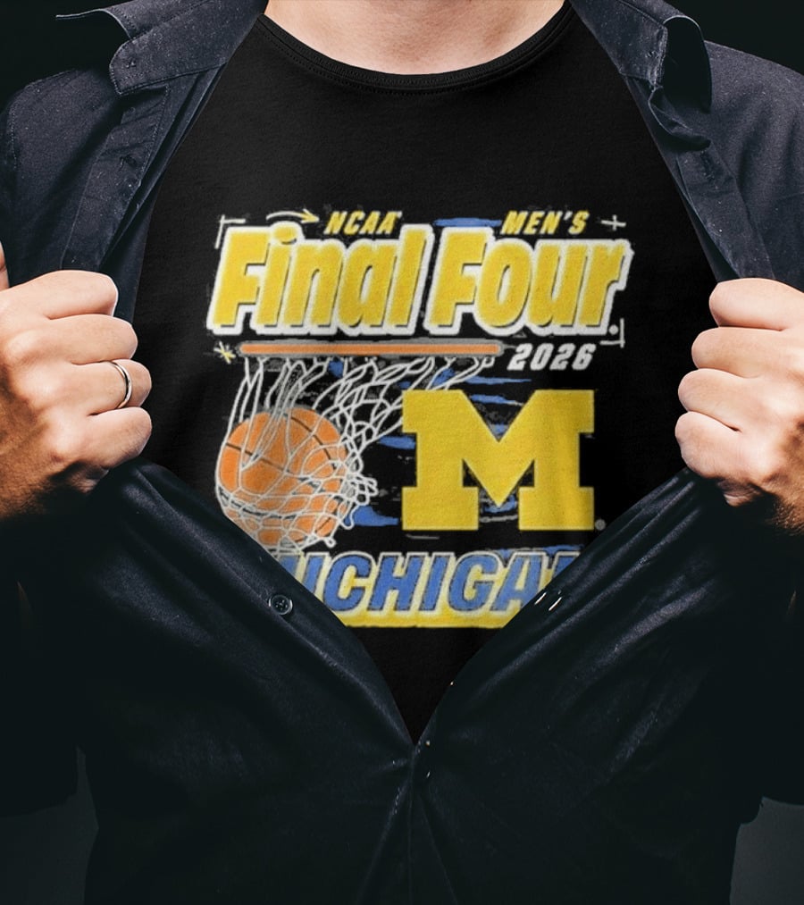 NCAA Men's Final Four 2026 Michigan Basketball M T-Shirt