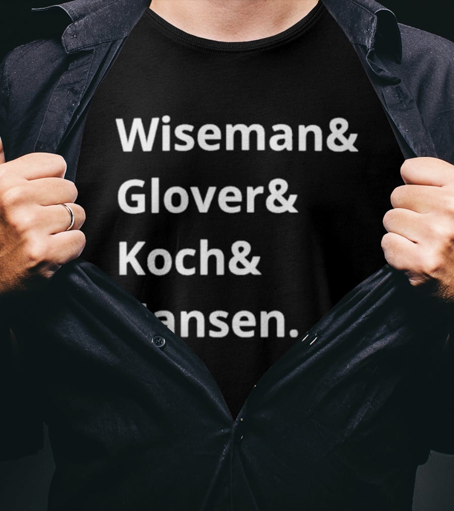 NASA Artemis II Astronaut Names Wiseman Glover Koch Hansen T-Shirt
