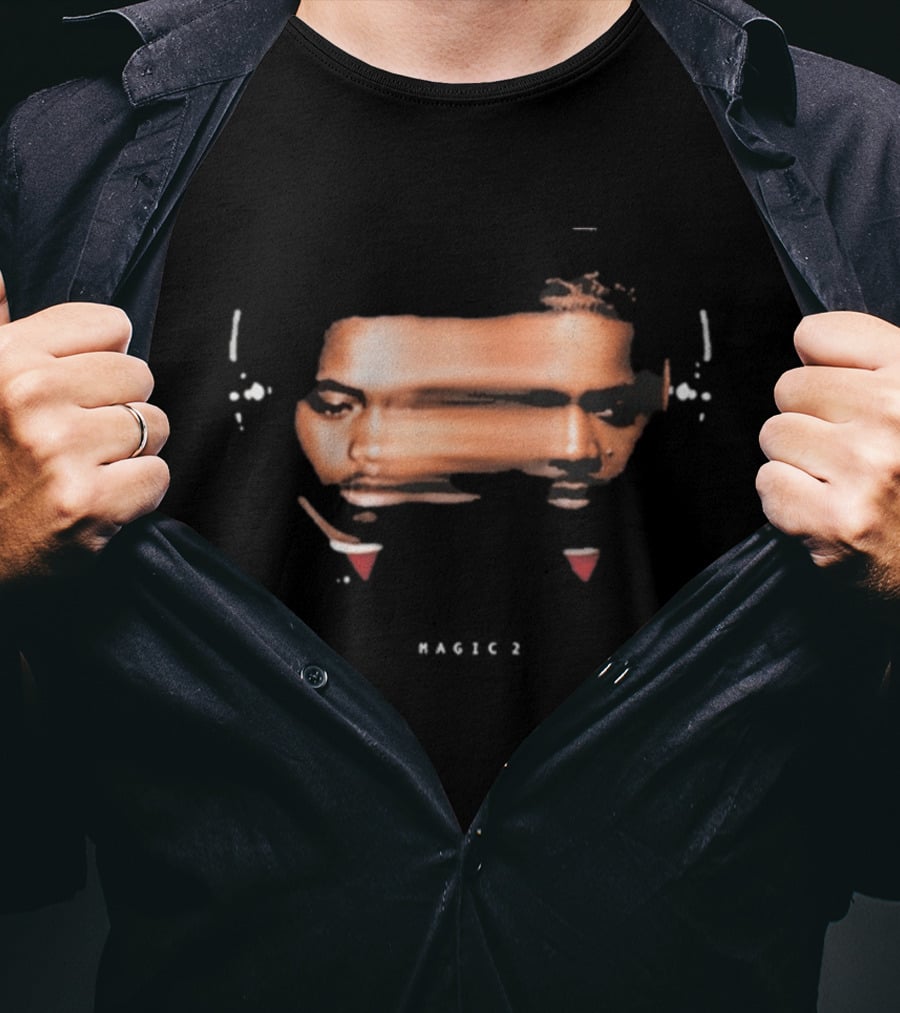 Nasir Jones Nas Magic 2 Album Distorted Face T-Shirt