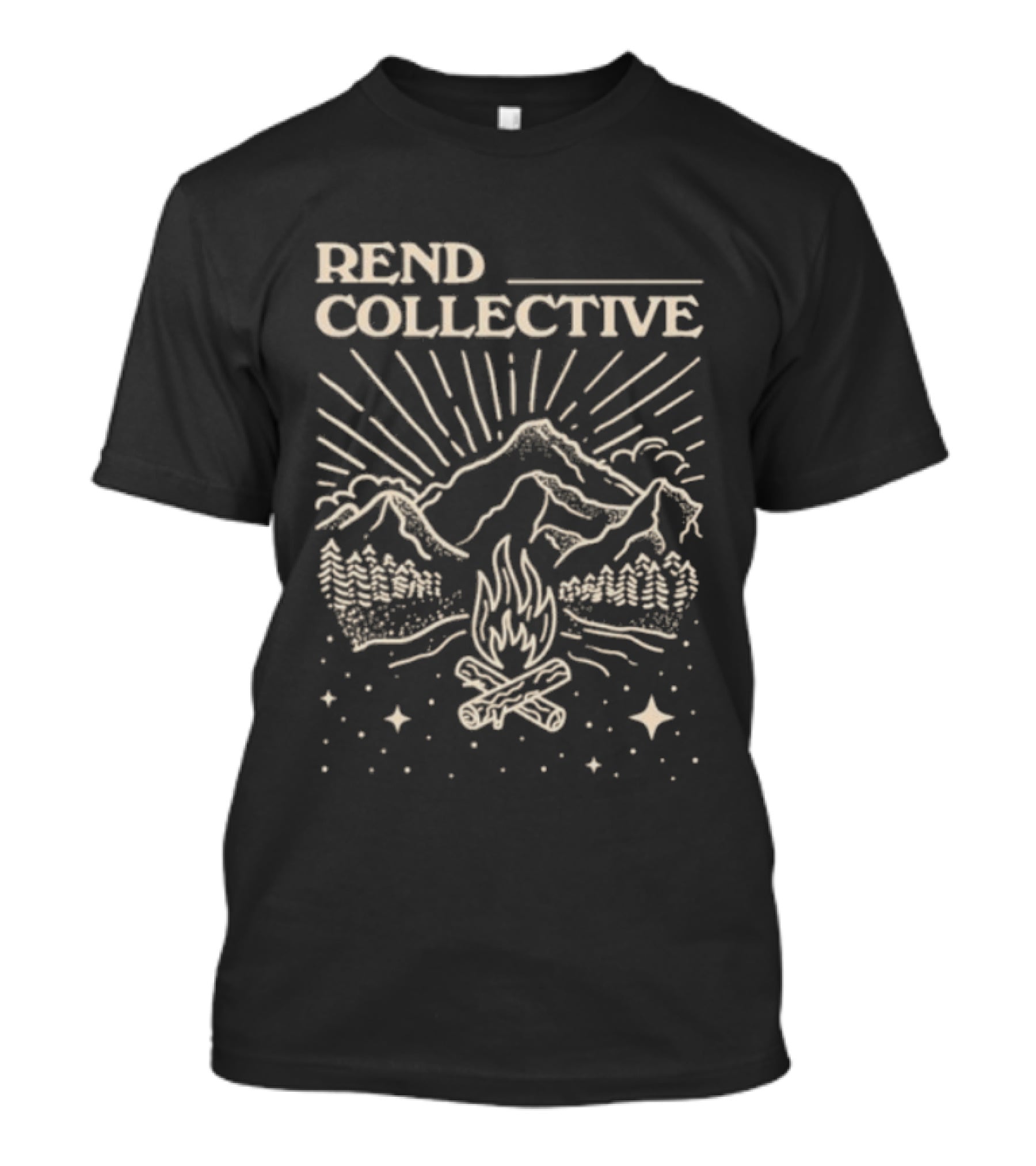 Rend Collective Campfire Mountains And Stars Scene T-Shirt