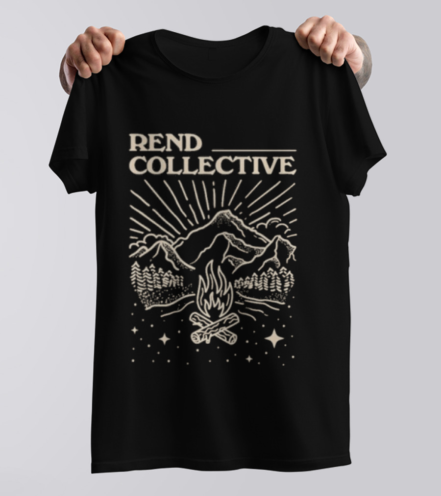 Rend Collective Campfire Mountains And Stars Scene T-Shirt