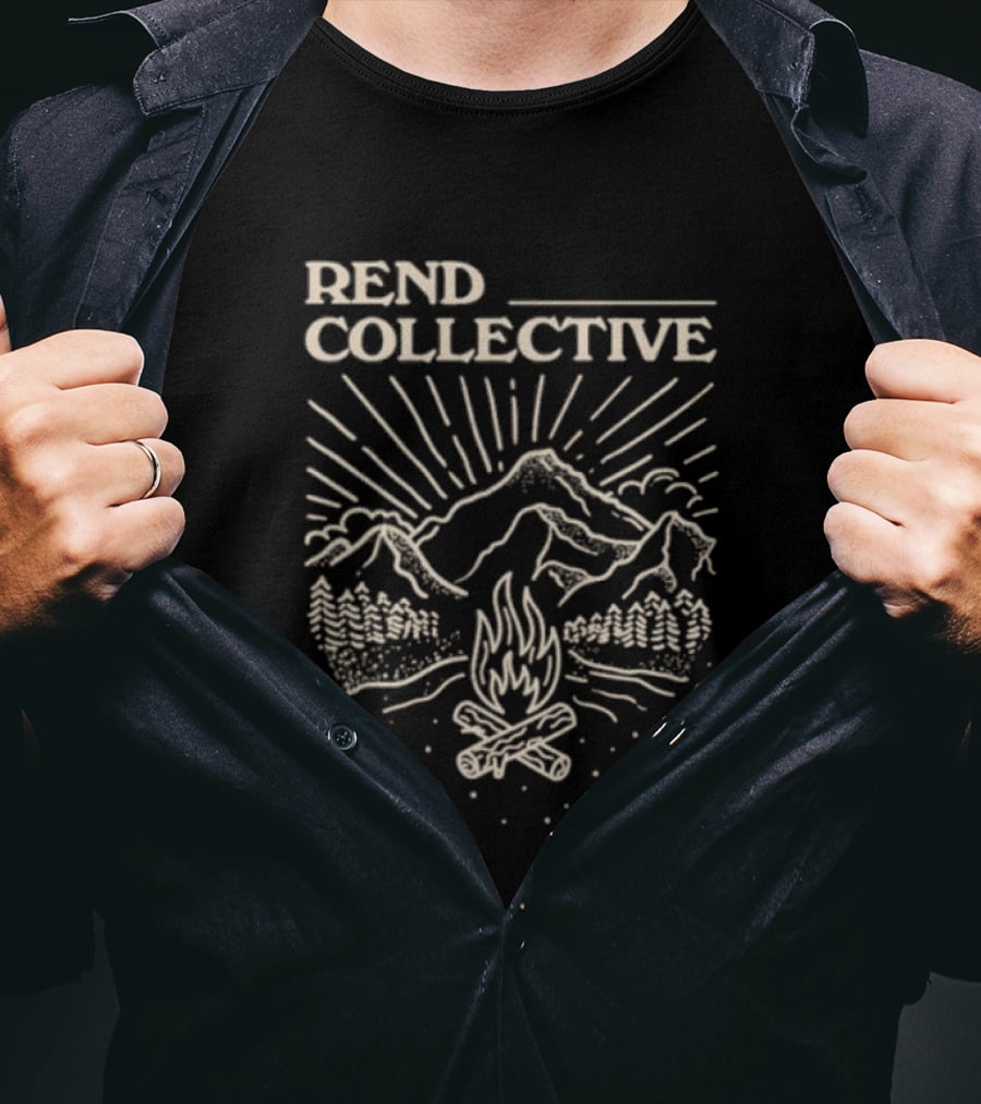 Rend Collective Campfire Mountains And Stars Scene T-Shirt