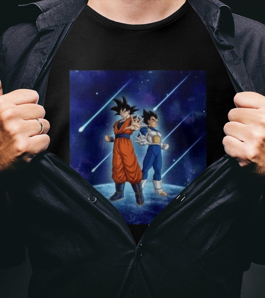 Dragon Ball Games Battle Hour 2026 Dokkan Battle Goku Vegeta Space Adventure T-Shirt