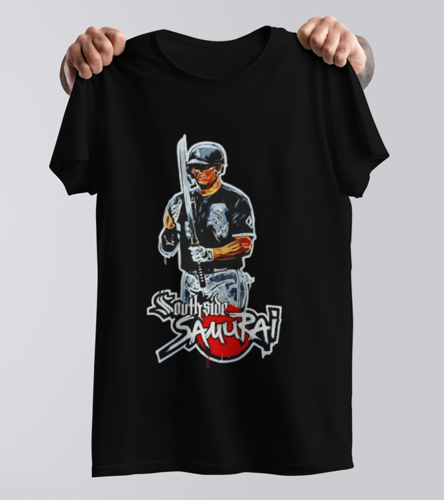 Southside Samurai Baseball Player Chicago White Sox T-Shirt