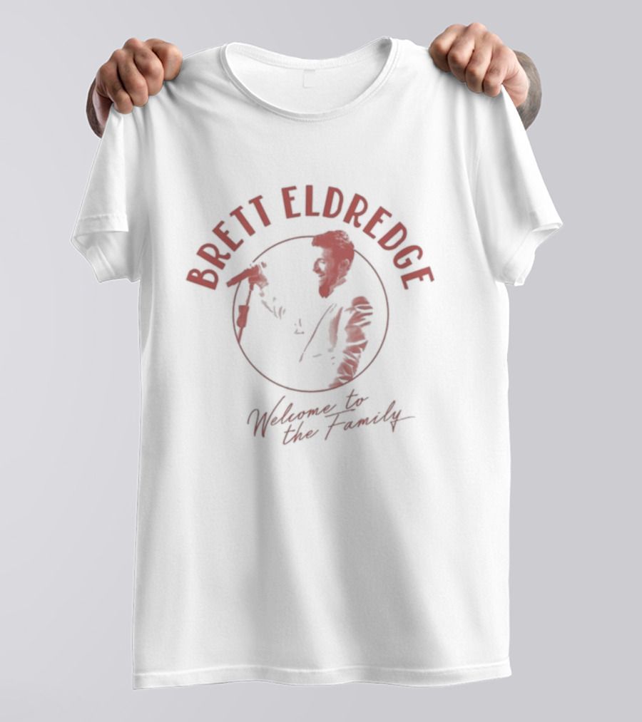 Brett Eldredge Welcome To The Family Circle T-Shirt