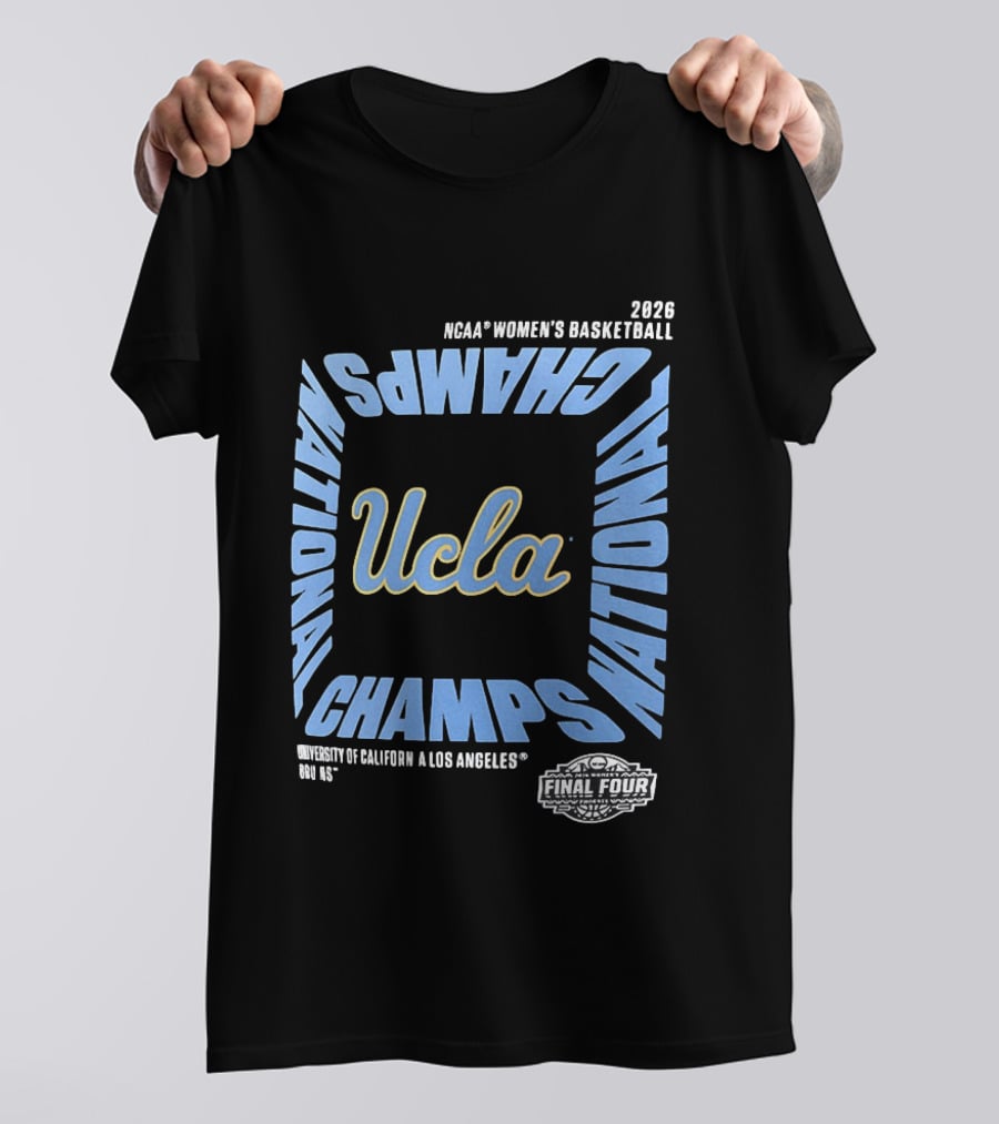 UCLA Bruins 2026 NCAA Women’s Basketball National Champs T-Shirt