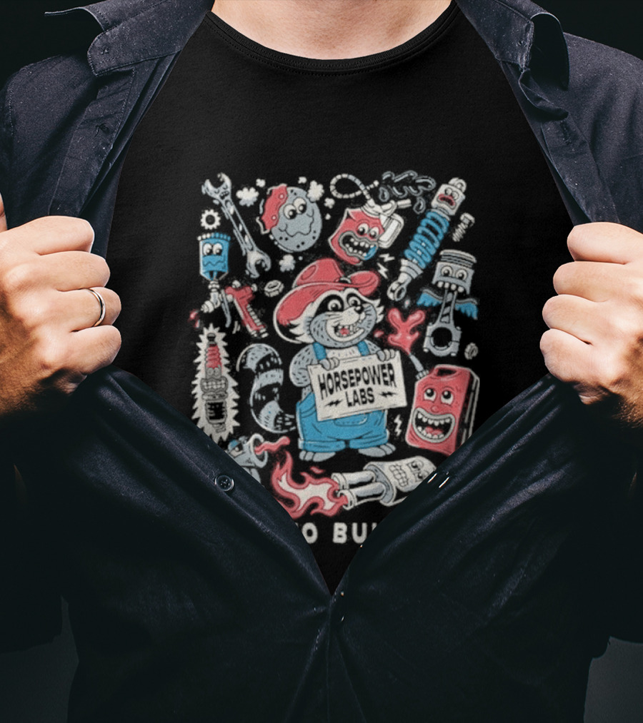 Westen Champlin Born To Build Since 2019 Retro Cartoon T-Shirt