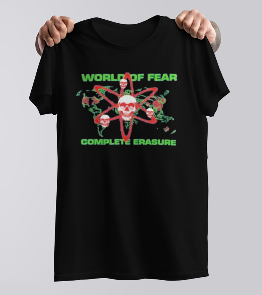 World Of Fear Complete Erasure Atomic Skull T-Shirt