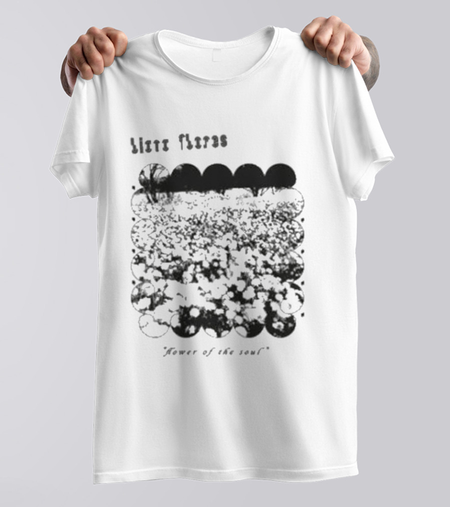 Liana Flores Flower Of The Soul Circle T-Shirt