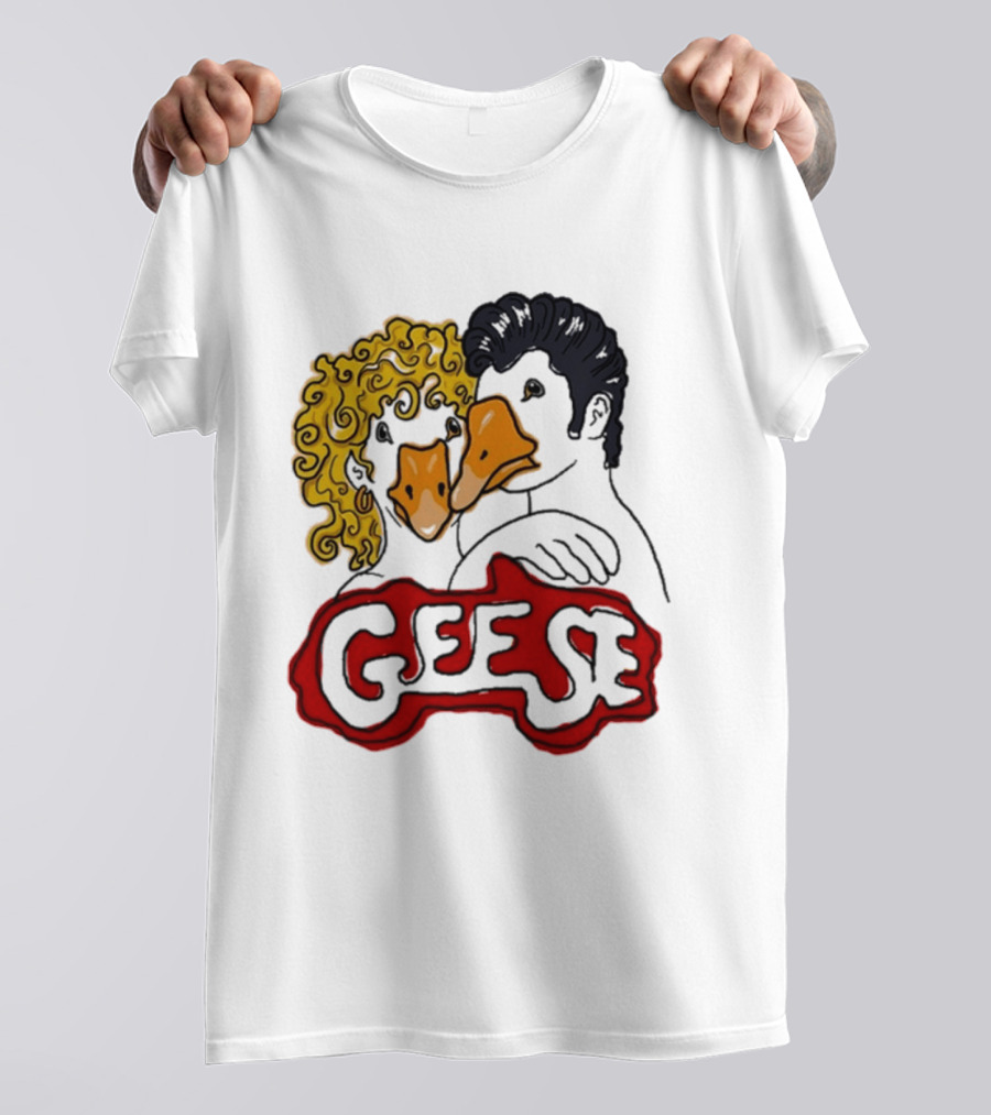 Grease Inspired Lonely Club Geese With Duck Faces T-Shirt
