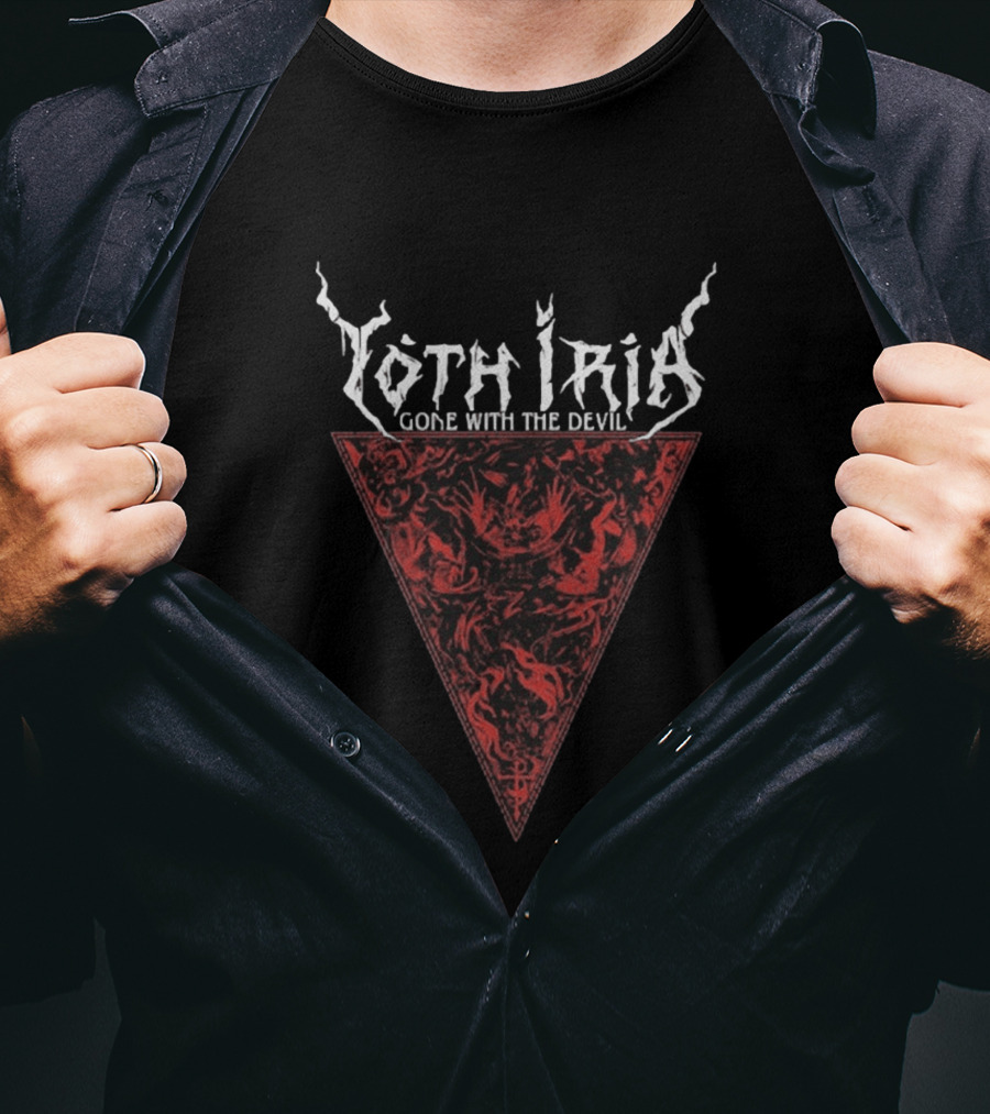Yoth Iria Gone With The Devil Triangular Red T-Shirt