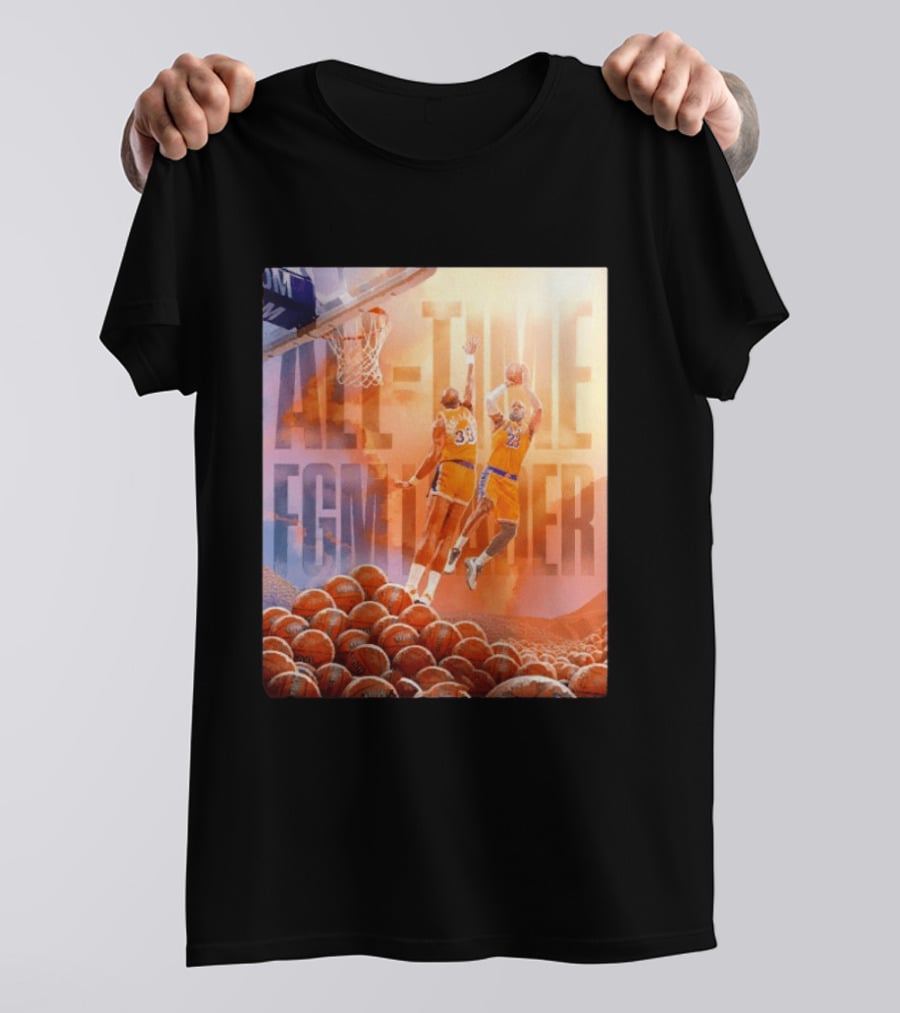 LeBron 23 Surpassing Kareem 33 All Time FGM Leader NBA Basketball T-Shirt