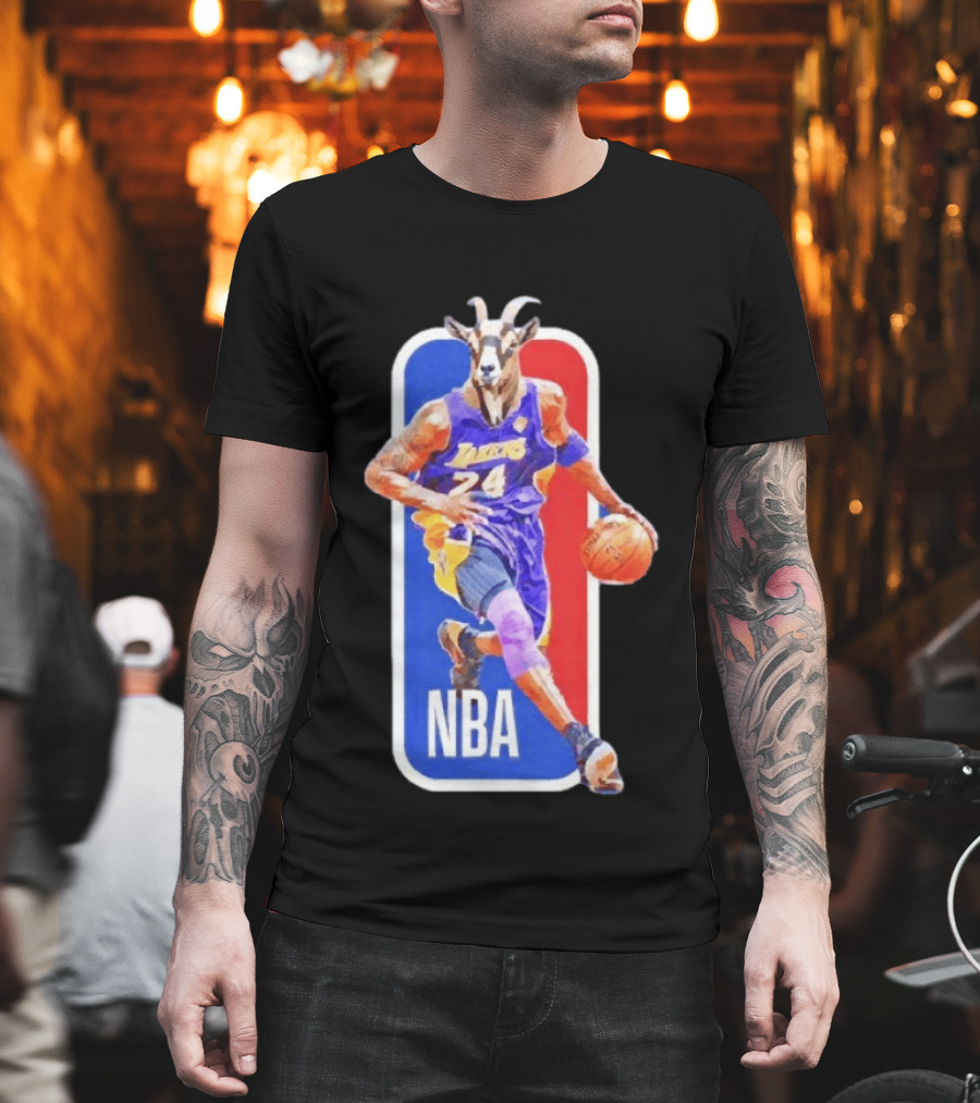 Kobe Bryant Los Angeles Lakers 24 NBA Goat Basketball T-Shirt