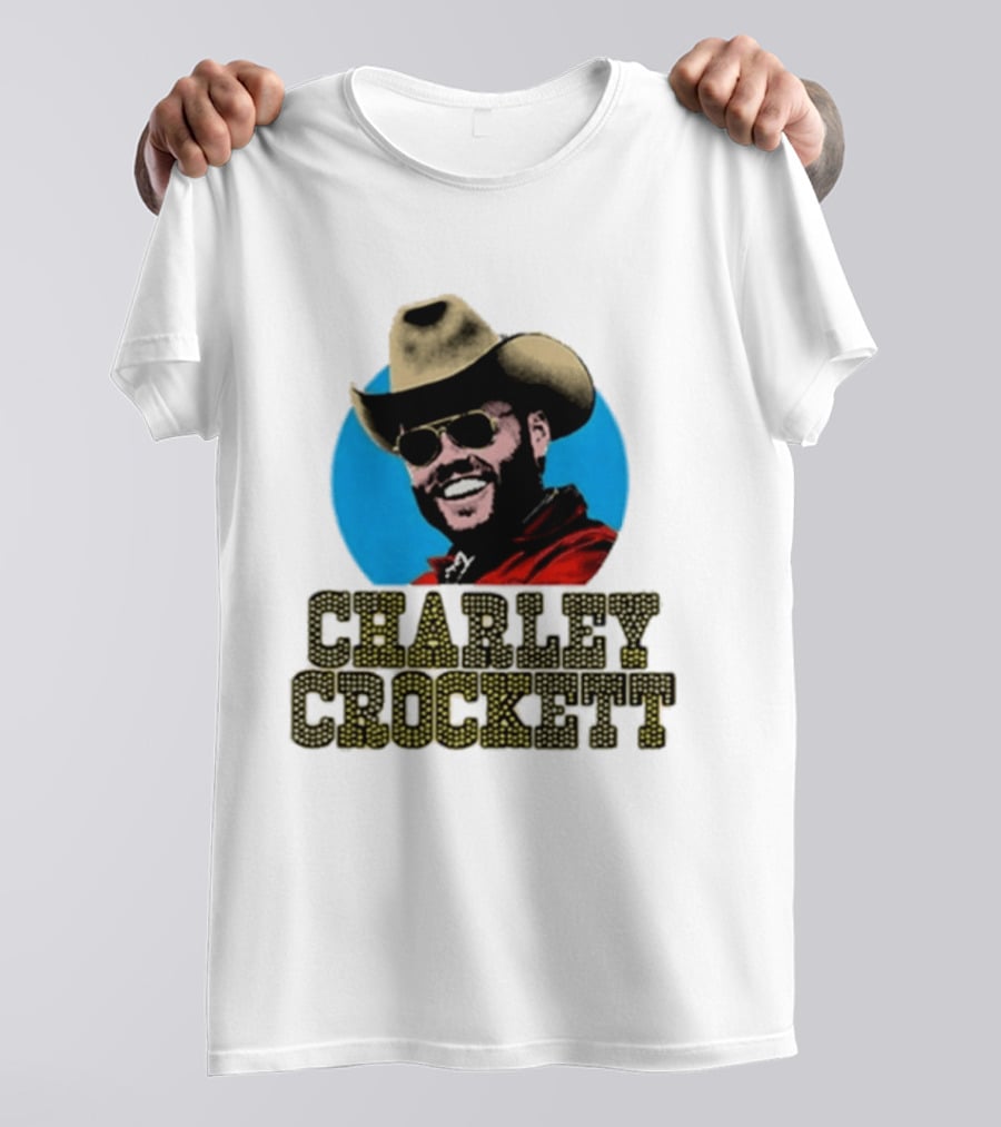 Charley Crockett Cowboy Hat Sunglasses Western T-Shirt