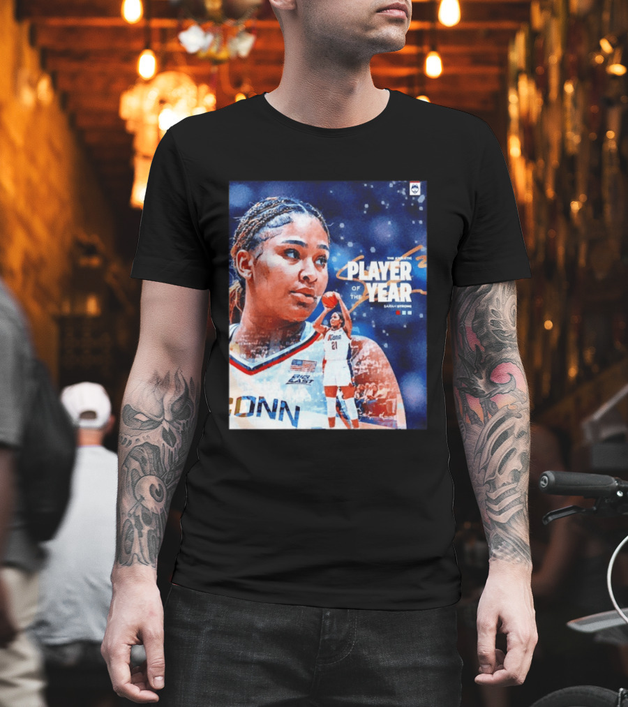 UConn Huskies The Athletic Player Of The Year Sarah Strong T-Shirt