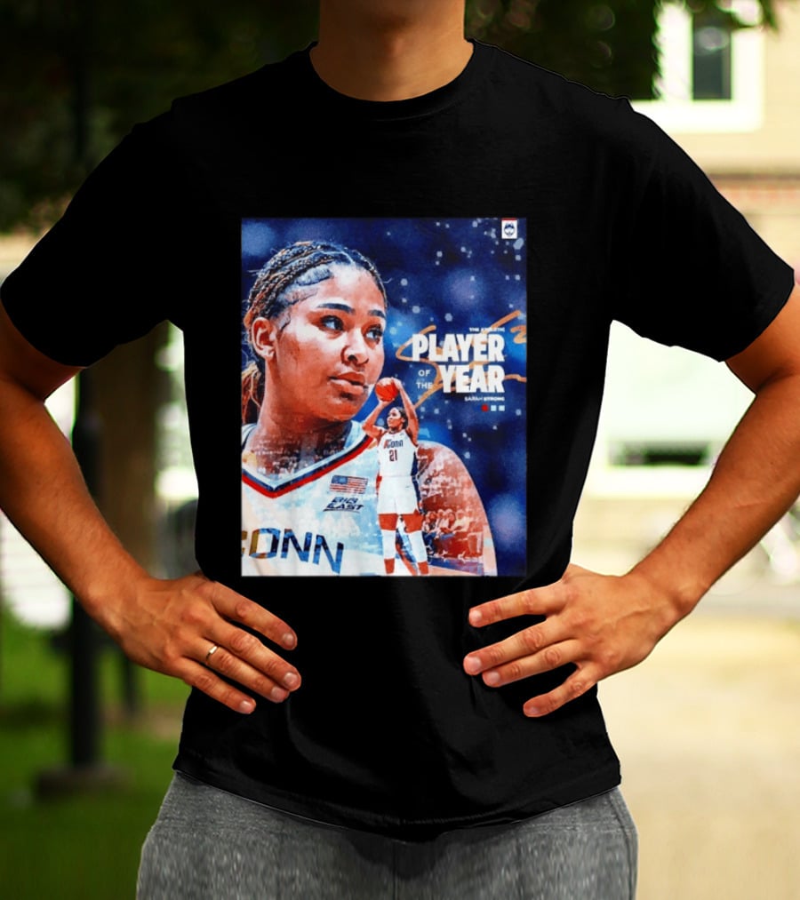 UConn Huskies The Athletic Player Of The Year Sarah Strong T-Shirt
