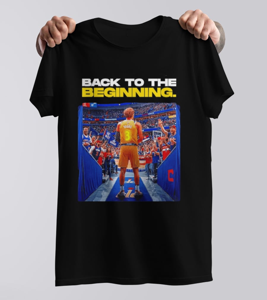 Back To The Beginning Trae Young Washington Wizards Fan Celebration T-Shirt
