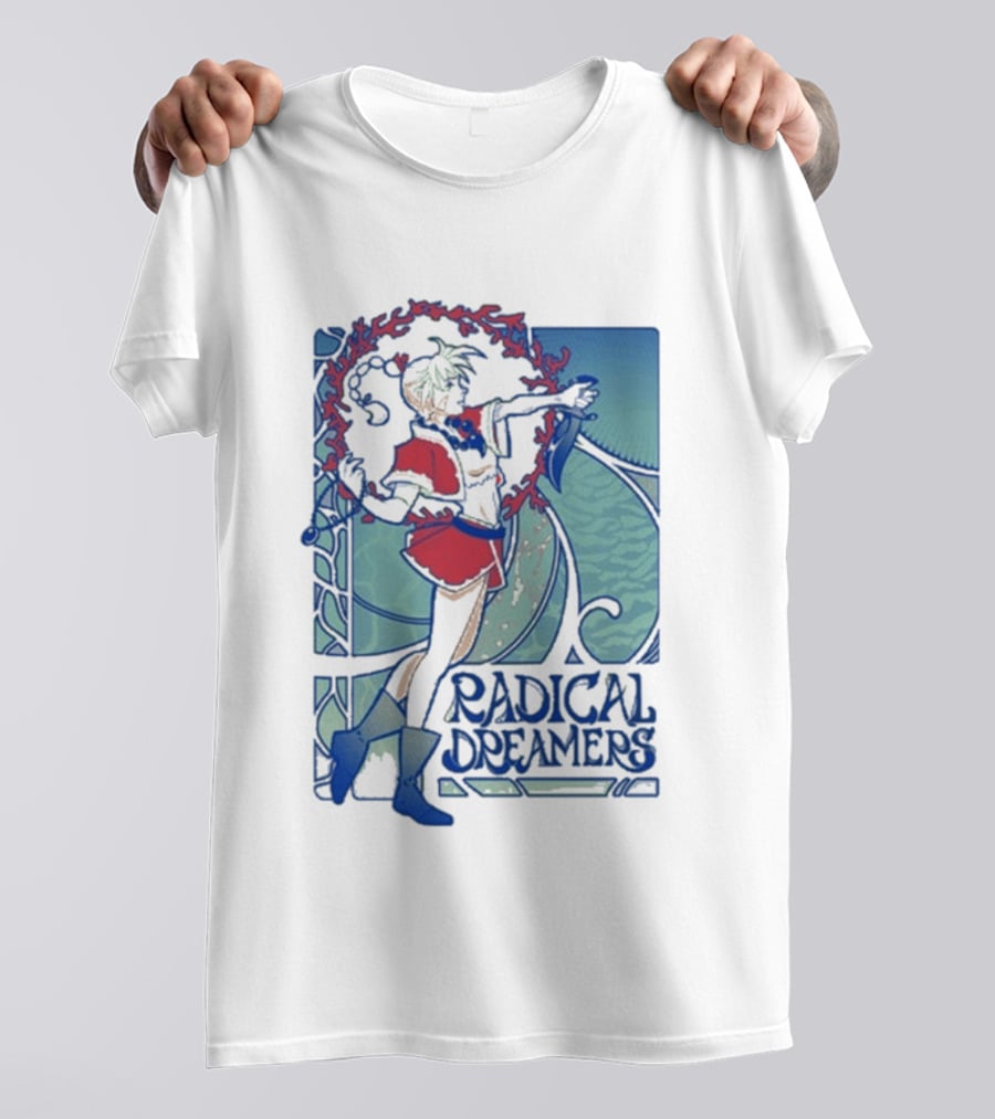Radical Dreamers Frost Fatales 2026 Anime Girl Art Nouveau T-Shirt