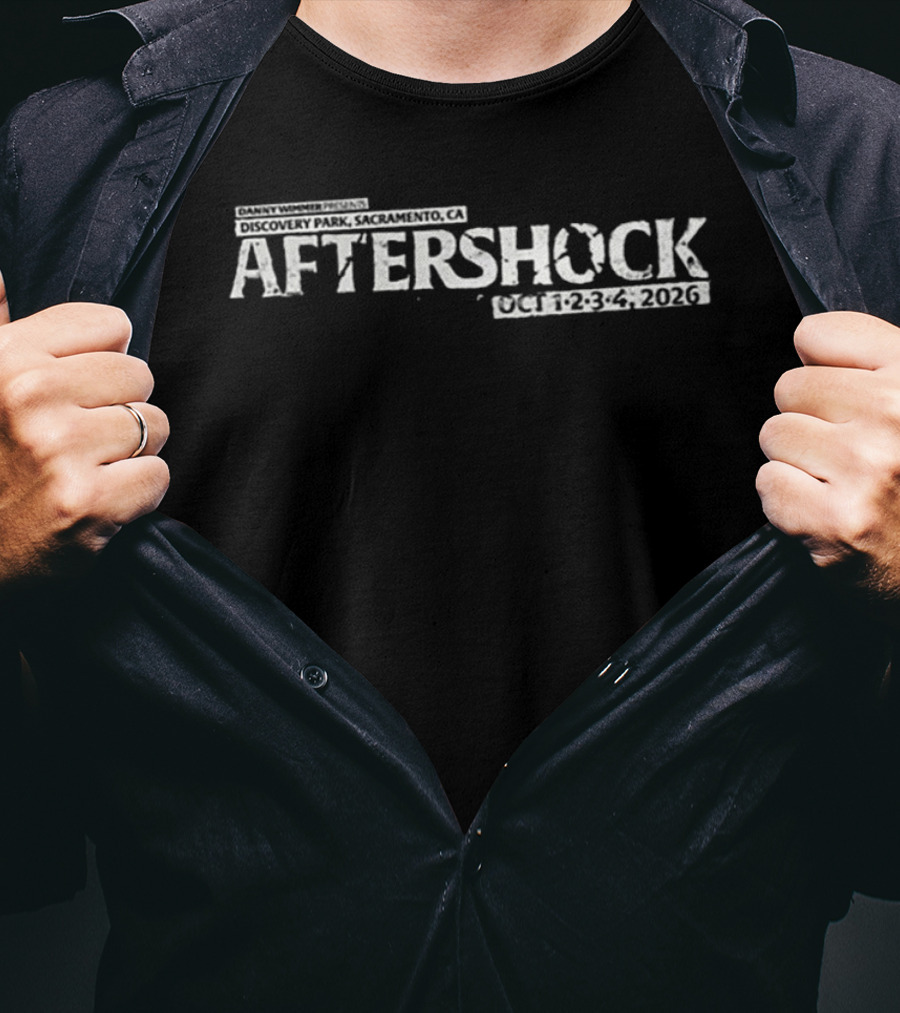 Aftershock Festival October 1 2 3 4 2026 Sacramento California T-Shirt