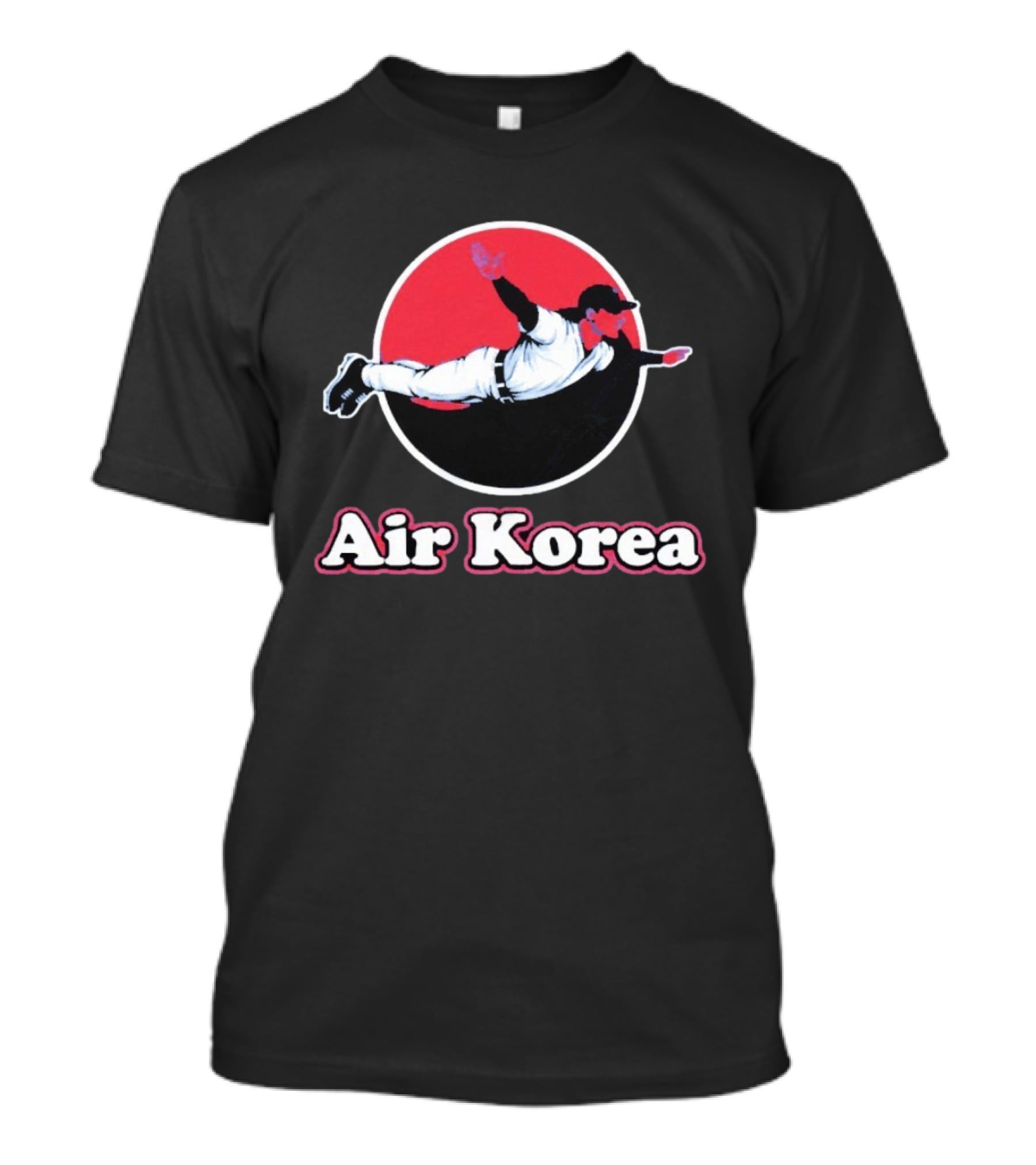 Air Korea Flying High World Baseball Classic Player Black And White T-Shirt