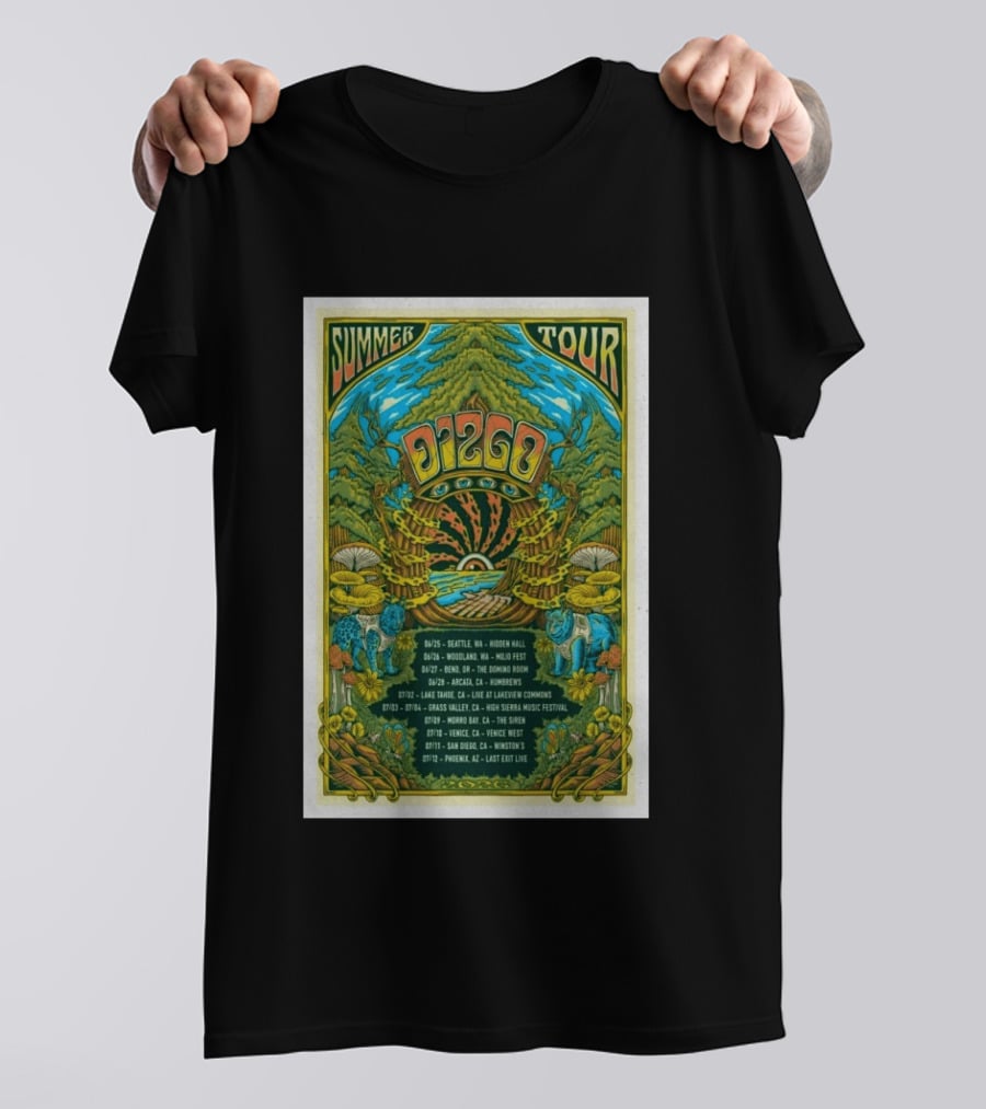 Dizgo Band Summer Tour 2026 T-Shirt