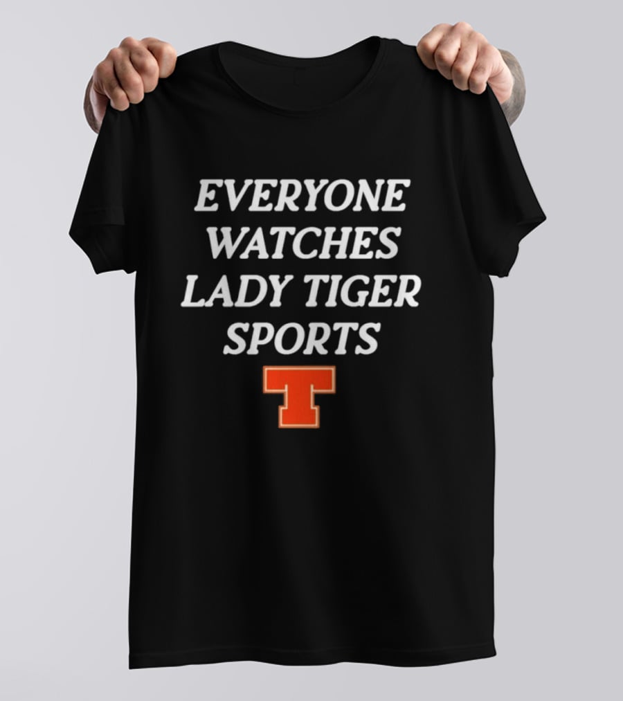 Everyone Es Lady Tiger Sports Bold Orange T T-Shirt